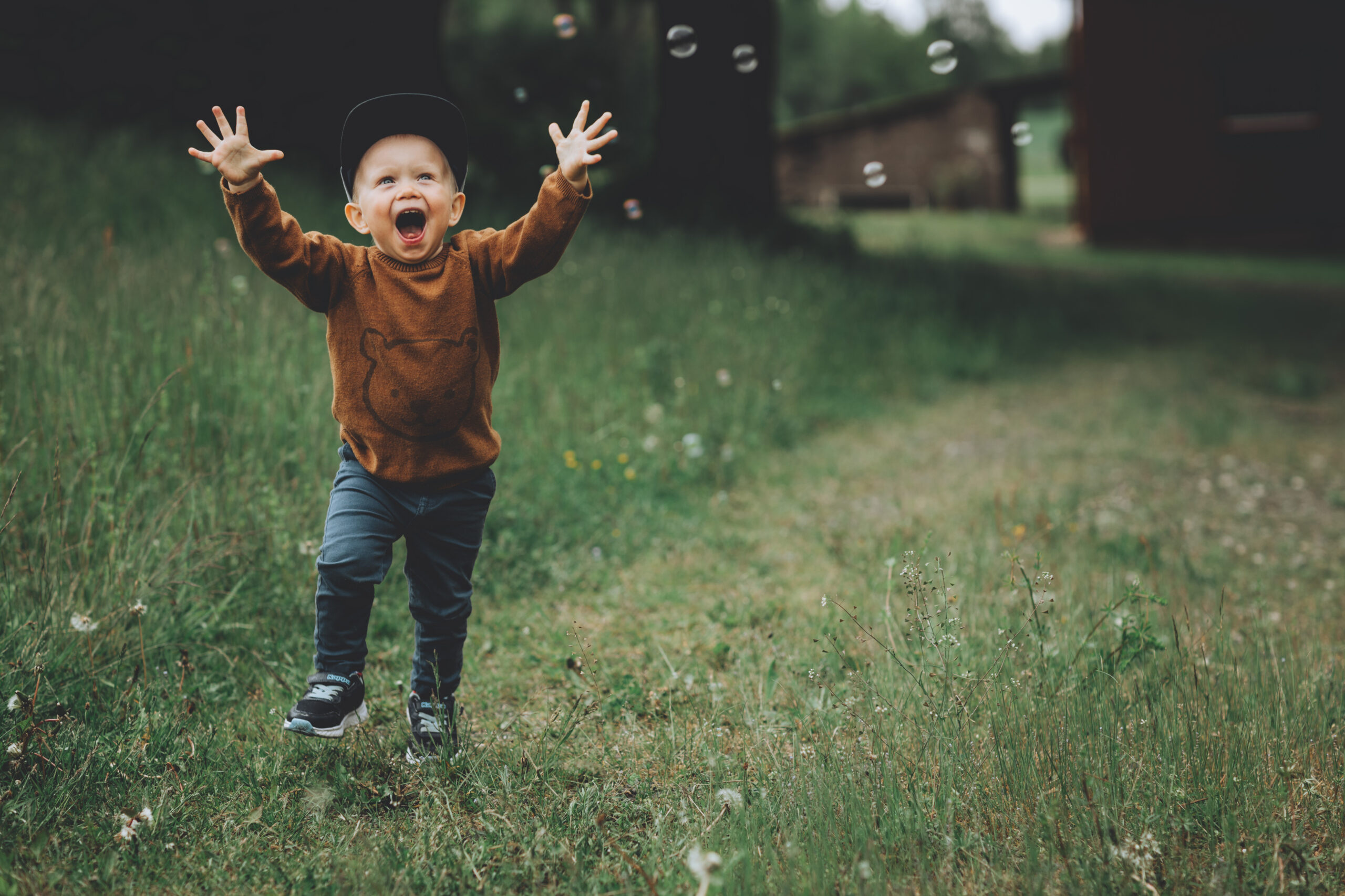 Barnfotografering utomhus
