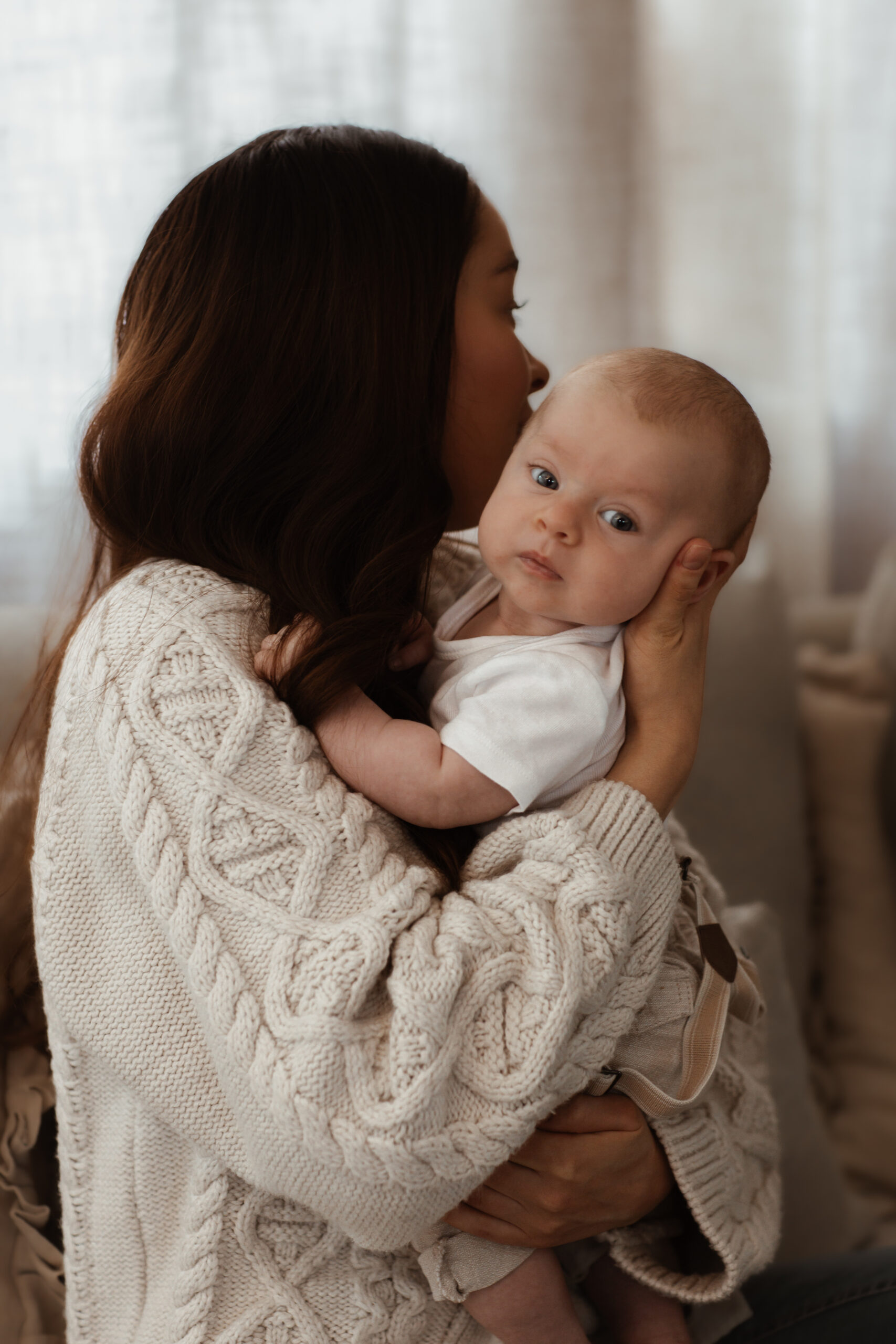 Familjefotografering i hemmamiljö