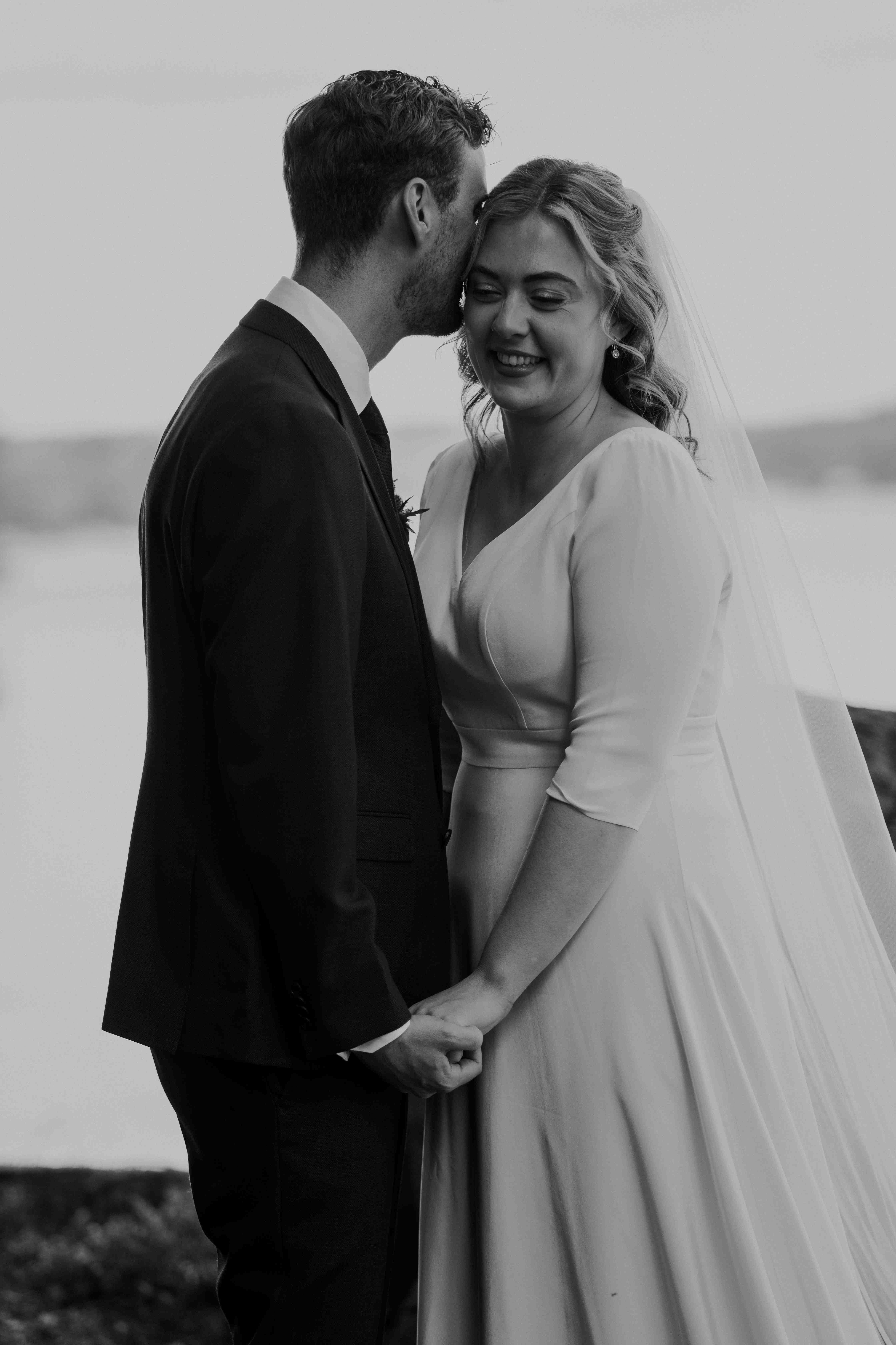 Agnes och Nicklas bröllopsfoto på Villa Vik