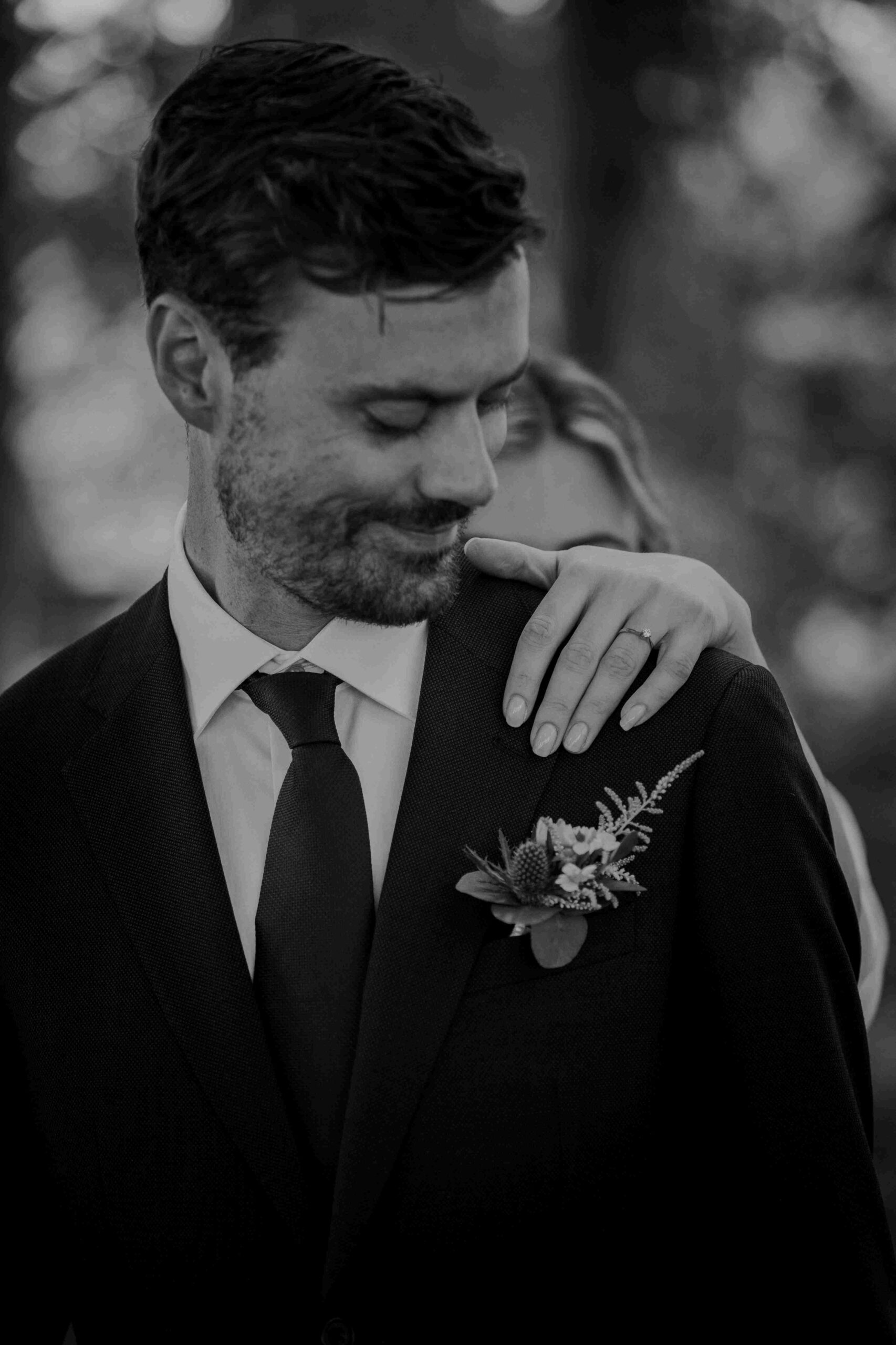 Agnes och Nicklas bröllopsfoto på Villa Vik